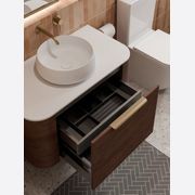 Nature 900 Vanity | Flat Slab Top & Orchard Front gallery detail image