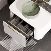 Nature 900 Vanity | Flat Slab Top & Pillar Drawer Front gallery detail image