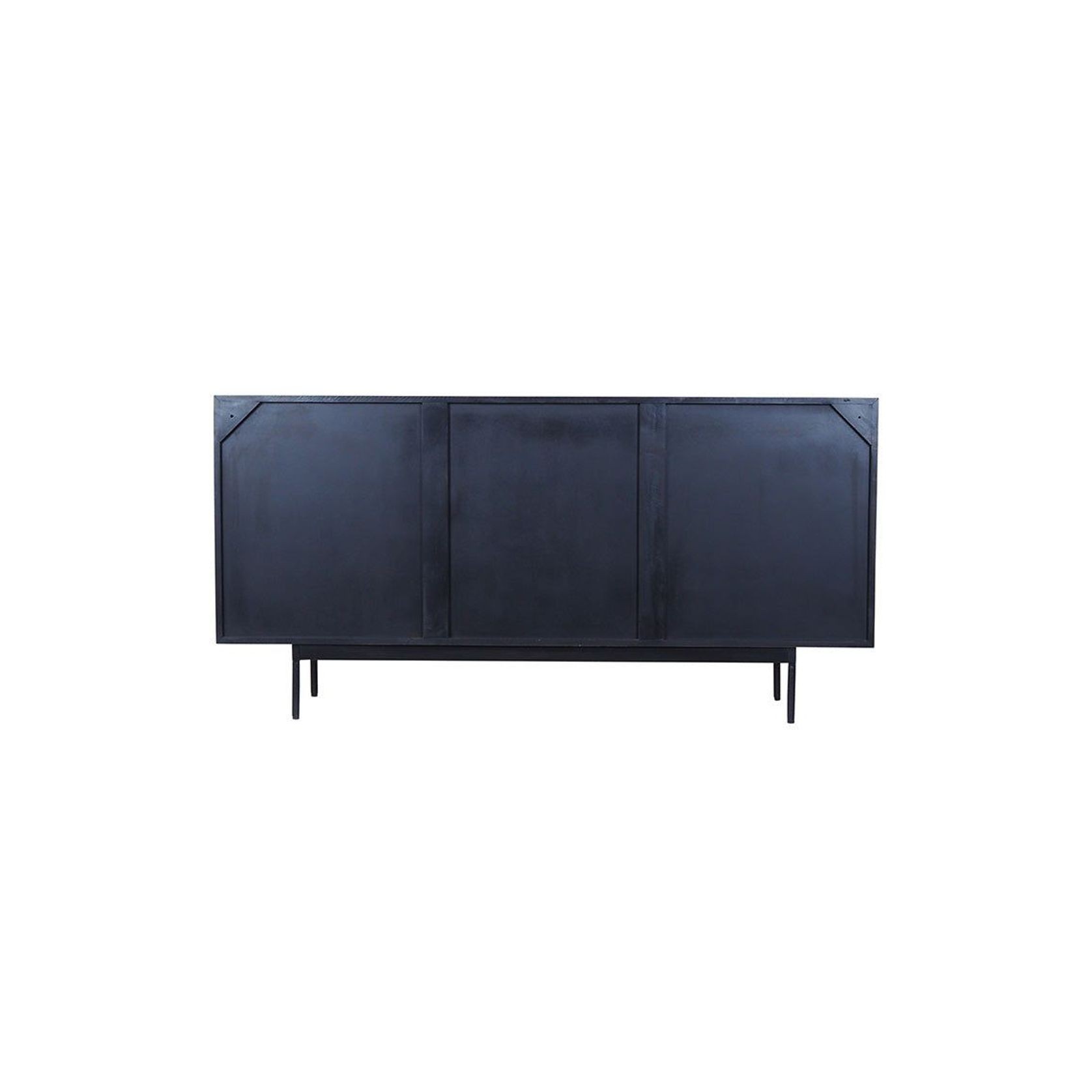 NAKITA Sideboard Buffet 160 cm Solid Acacia Wood - Honey & Black gallery detail image