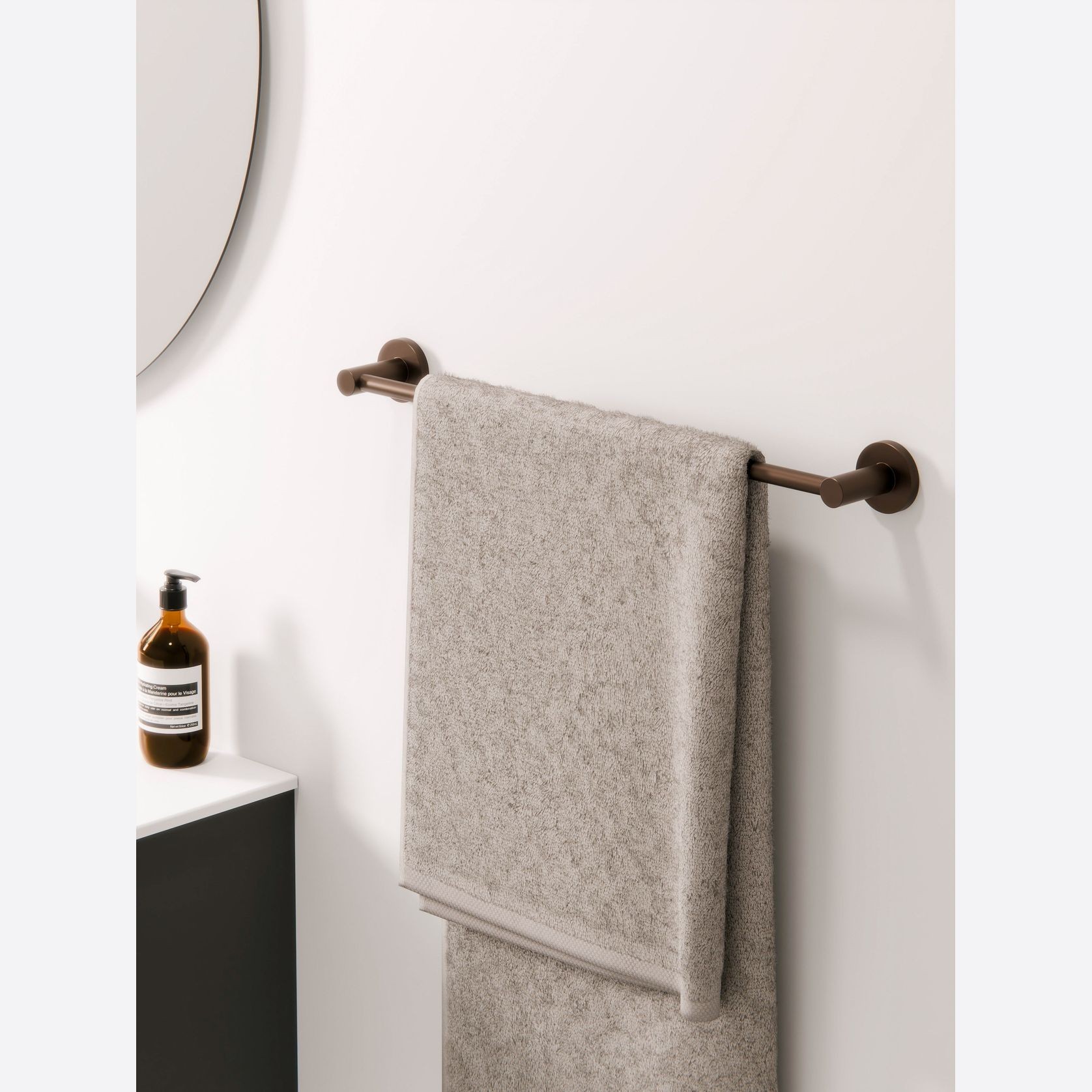 Nature Hand Towel Rail 600mm gallery detail image
