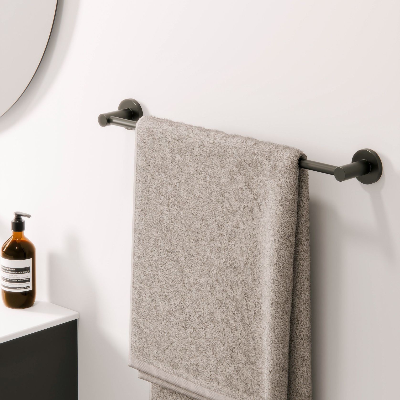 Nature Hand Towel Rail 600mm gallery detail image
