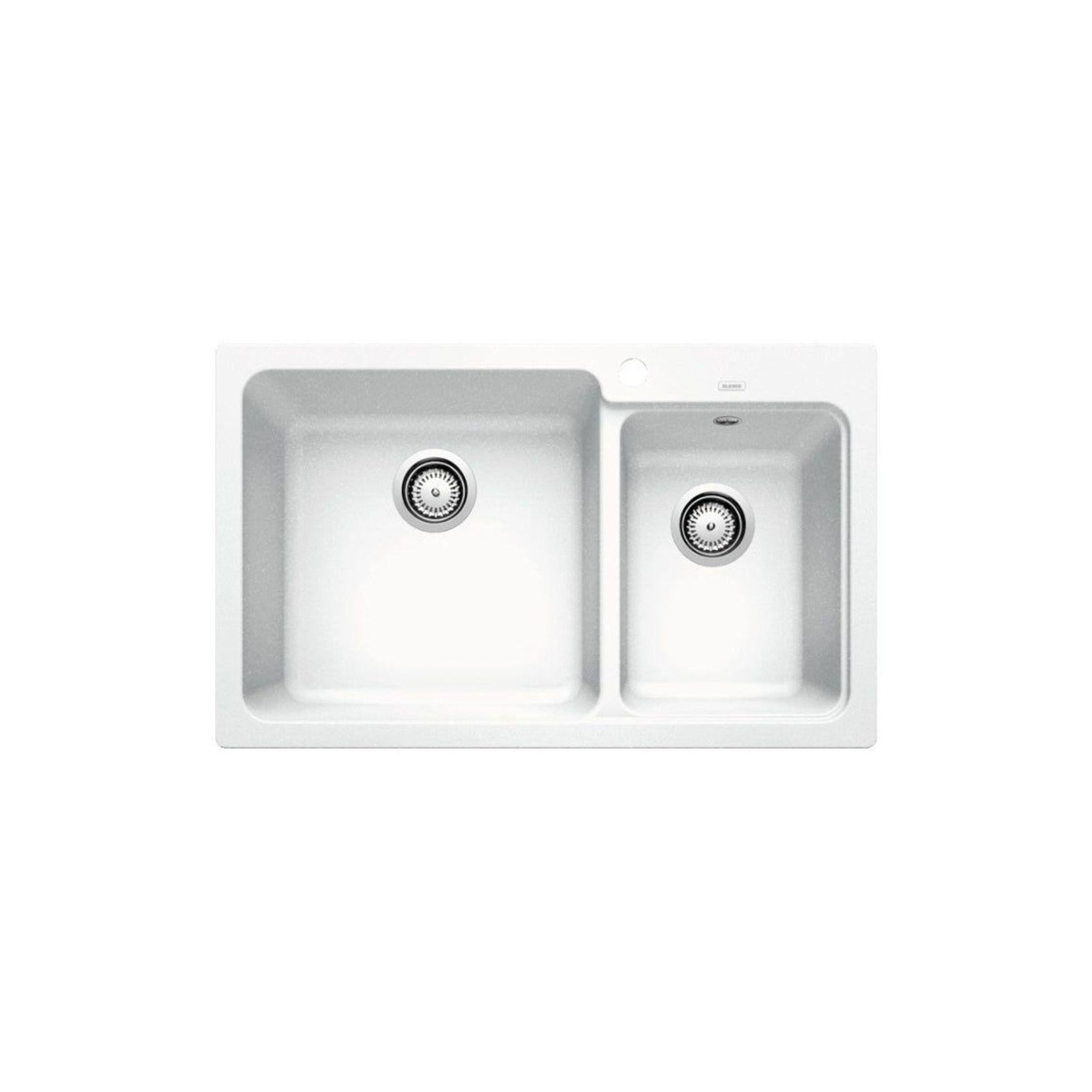 Blanco Naya 8 Double Bowl Inset Sink - White gallery detail image