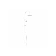 Mecca Twin Shower With Air Shower Matte White gallery detail image