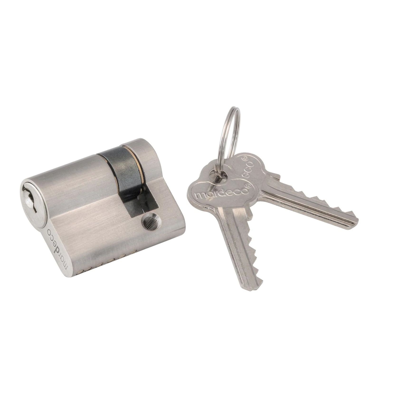 Mardeco 'M' Series C4 Euro Cylinder  3 Pin 27mm Brushed Nickel for BN8104/SET Euro Lock BN8500/27 gallery detail image