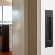 Mardeco 'M' Series Flush Pull Brushed Nickel for Timber and Aluminum Sliding Double Doors BN8002/190 *Single* gallery detail image