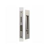 Mardeco 'M' Series Flush Pull Privacy Set Brushed Nickel for Sliding Doors BN8004SET gallery detail image