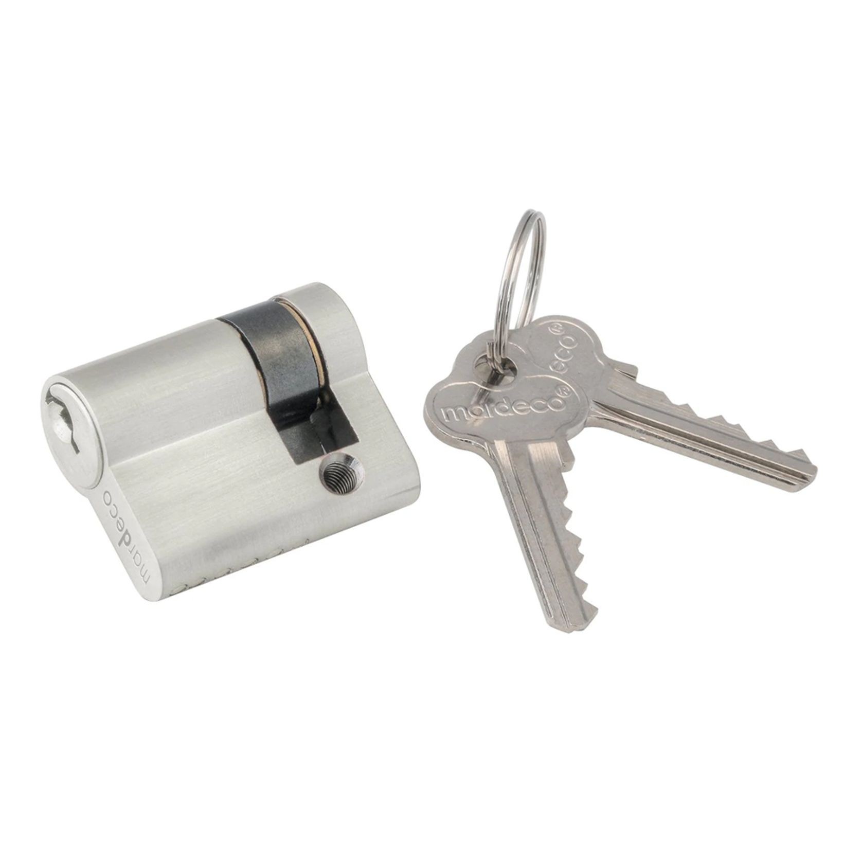 Mardeco 'M' Series C4 Euro Cylinder  3 Pin 27mm Satin Chrome for SC8104/SET Euro Lock SC8500/27 gallery detail image