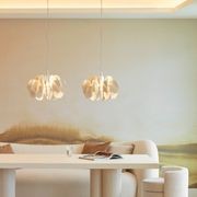 Nightbloom 47cm White Pendant gallery detail image