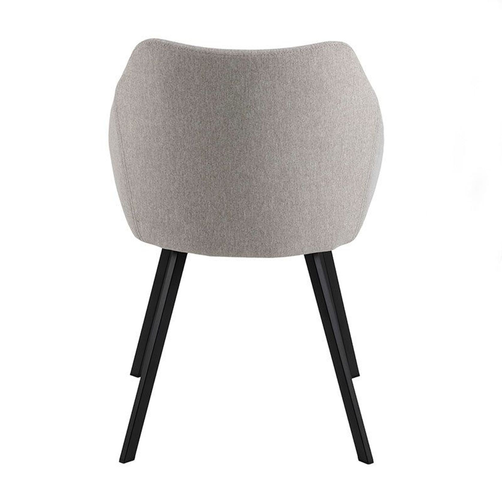 NILES Dining Chair - Beige & Black gallery detail image