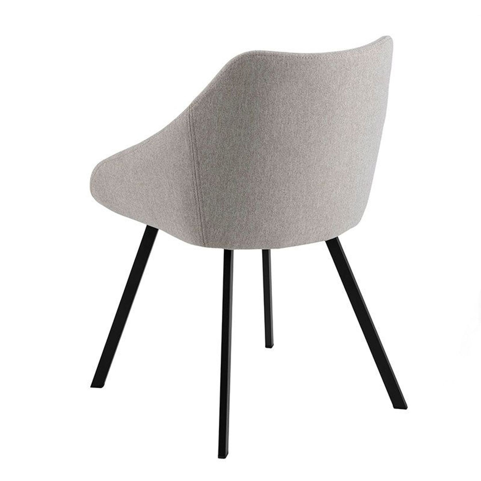 NILES Dining Chair - Beige & Black gallery detail image