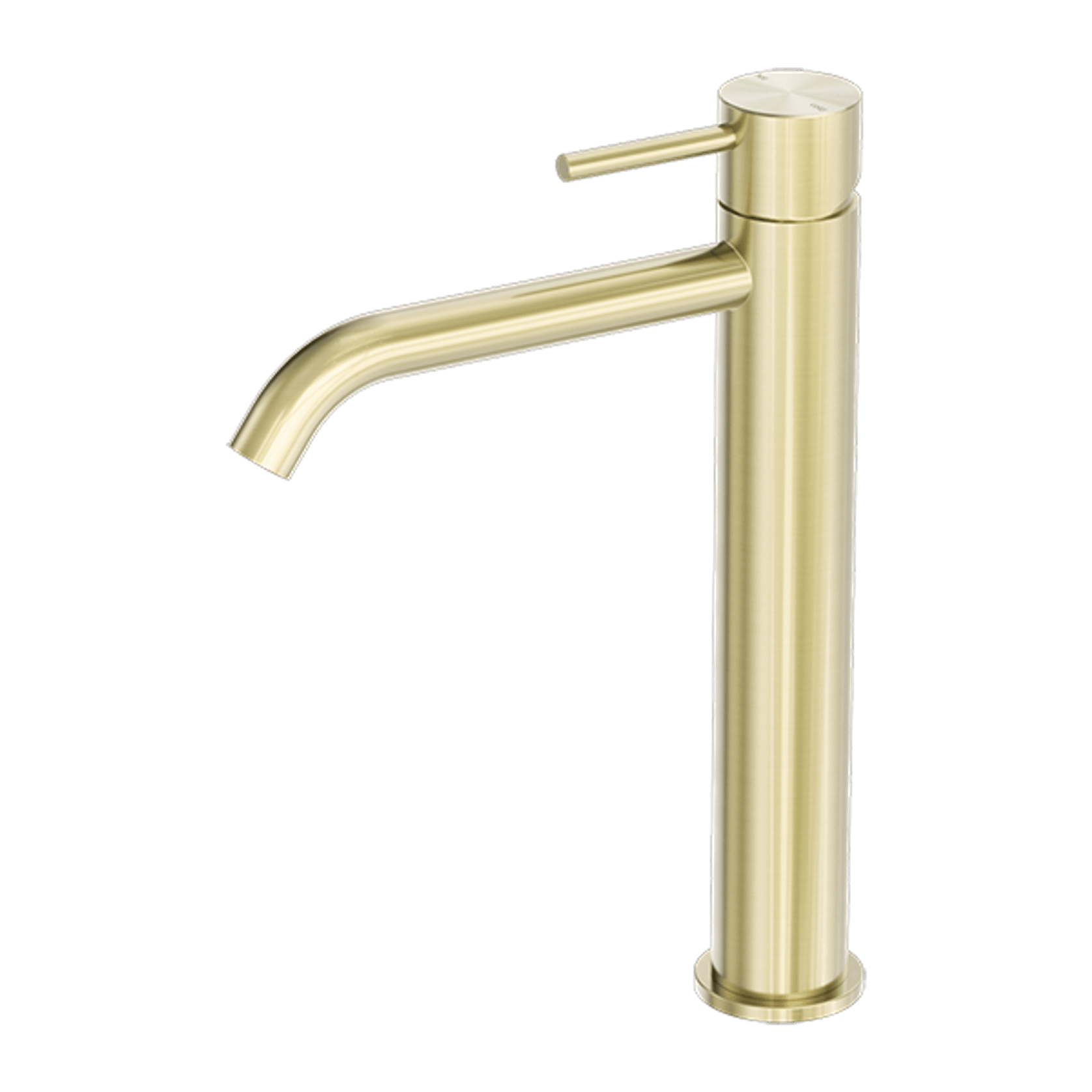 Zen SS316L Tall Basin Mixer | Brushed Gold gallery detail image
