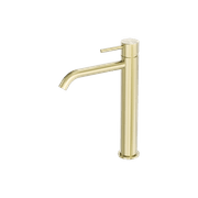 Zen SS316L Tall Basin Mixer | Brushed Gold gallery detail image