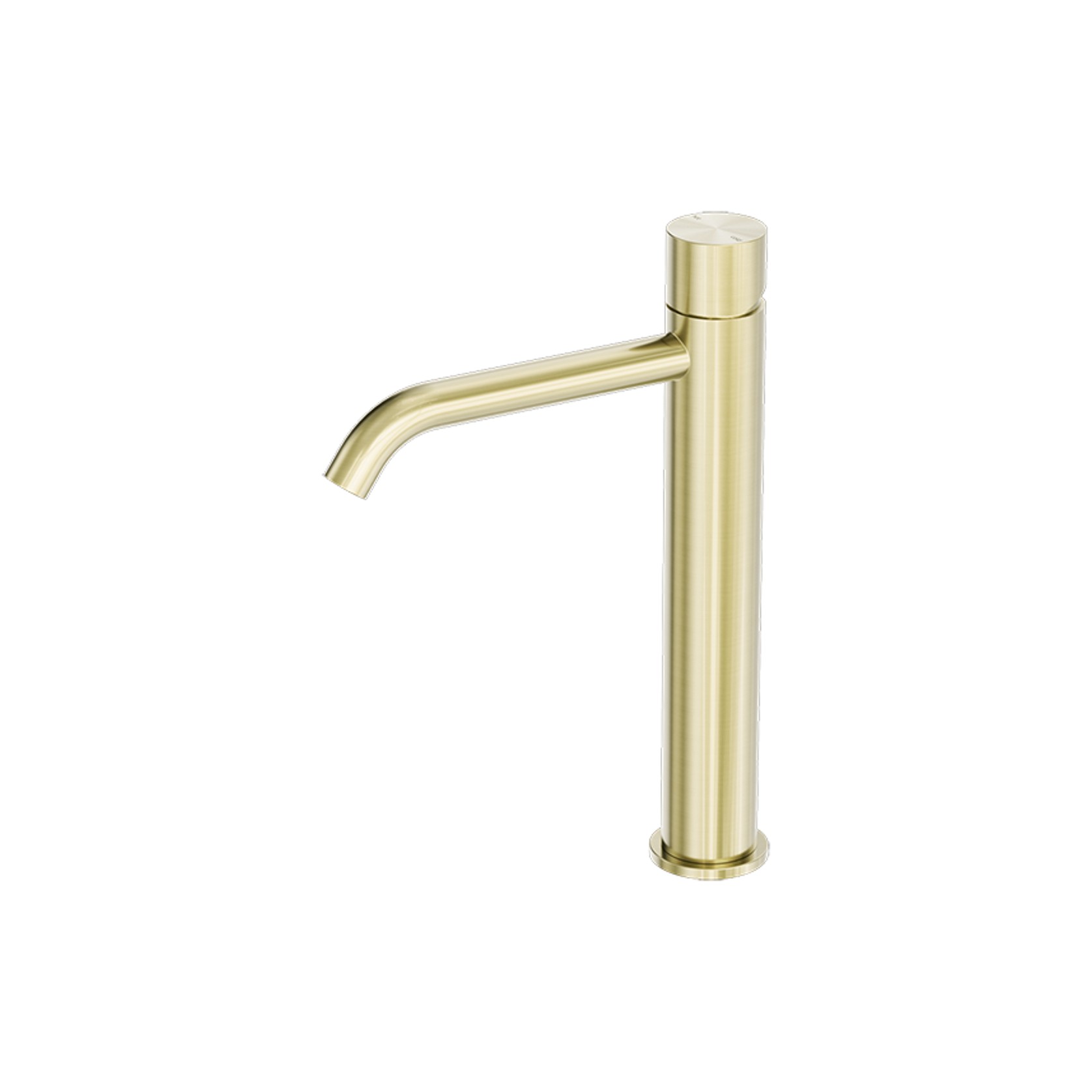 Zen SS316L Tall Basin Mixer Handless | Brushed Gold gallery detail image