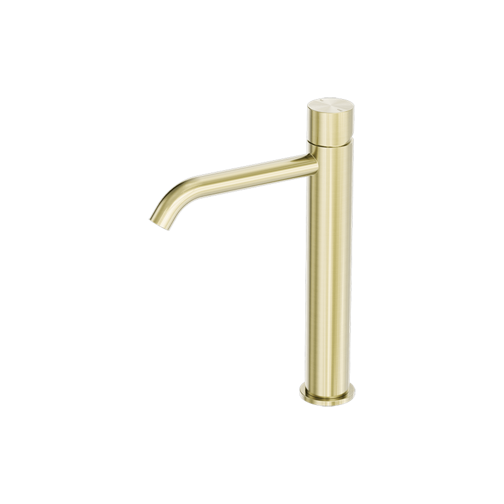 Zen SS316L Tall Basin Mixer Handless | Brushed Gold gallery detail image
