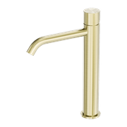 Zen SS316L Tall Basin Mixer Handless | Brushed Gold gallery detail image