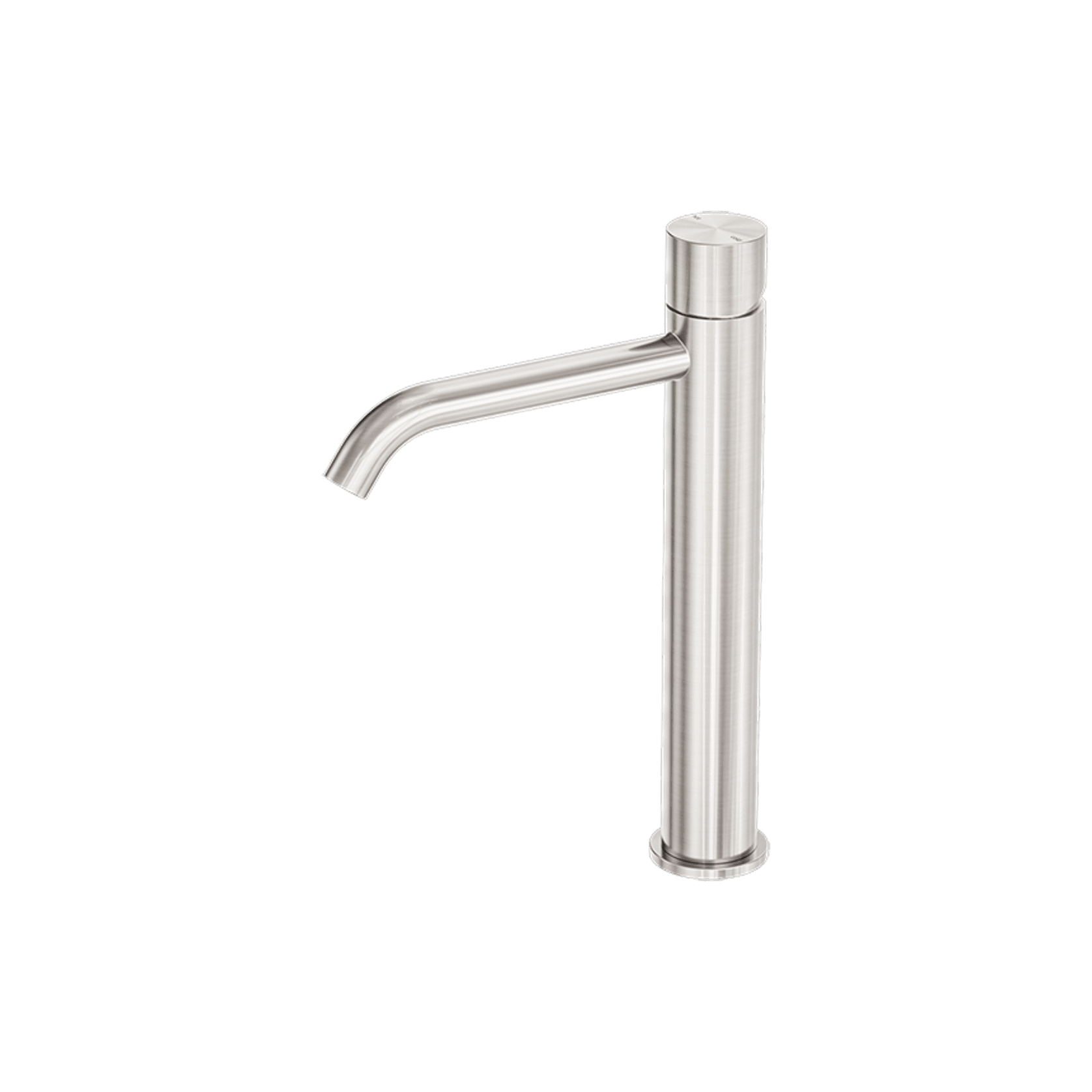 Zen SS316L Tall Basin Mixer Handless | Brushed Nickel gallery detail image