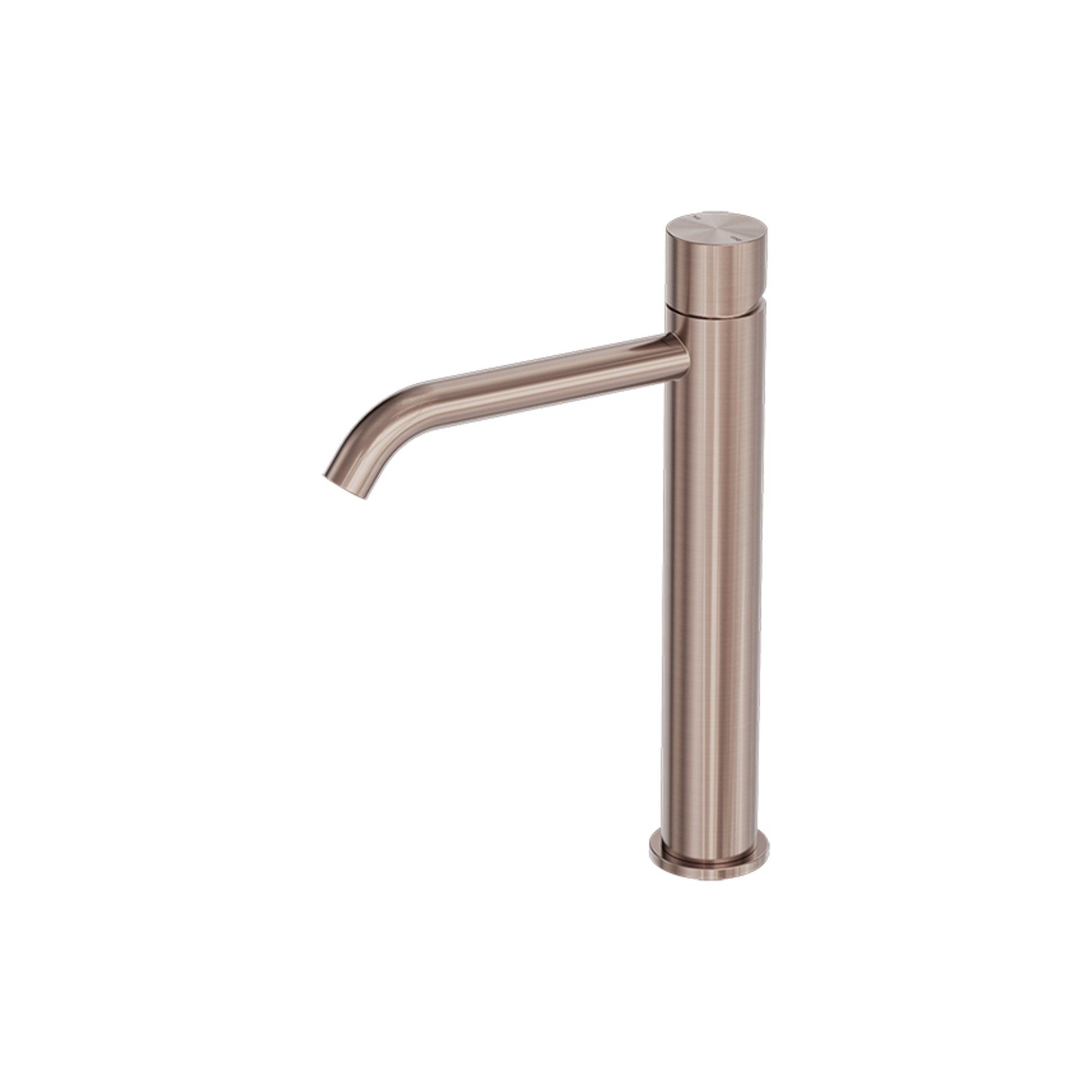 Zen SS316L Tall Basin Mixer Handless | Brushed Bronze gallery detail image