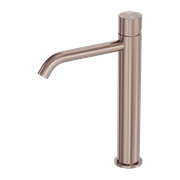 Zen SS316L Tall Basin Mixer Handless | Brushed Bronze gallery detail image