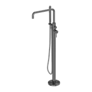 Zen SS316L Freestanding Bath Mixer & Outdoor Shower Hose | Graphite gallery detail image
