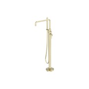 Zen SS316L Freestanding Bath Mixer | Brushed Gold gallery detail image