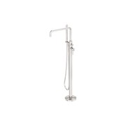 Zen SS316L Freestanding Bath Mixer | Brushed Nickel gallery detail image