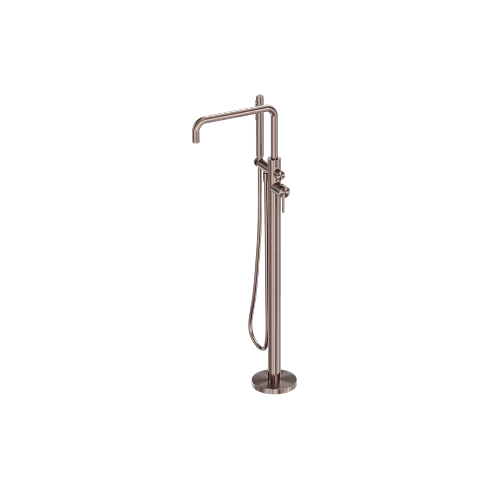 Zen SS316L Freestanding Bath Mixer | Brushed Bronze gallery detail image