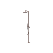 Zen SS316L Outdoor Freestanding Shower Column | Brushed Bronze gallery detail image