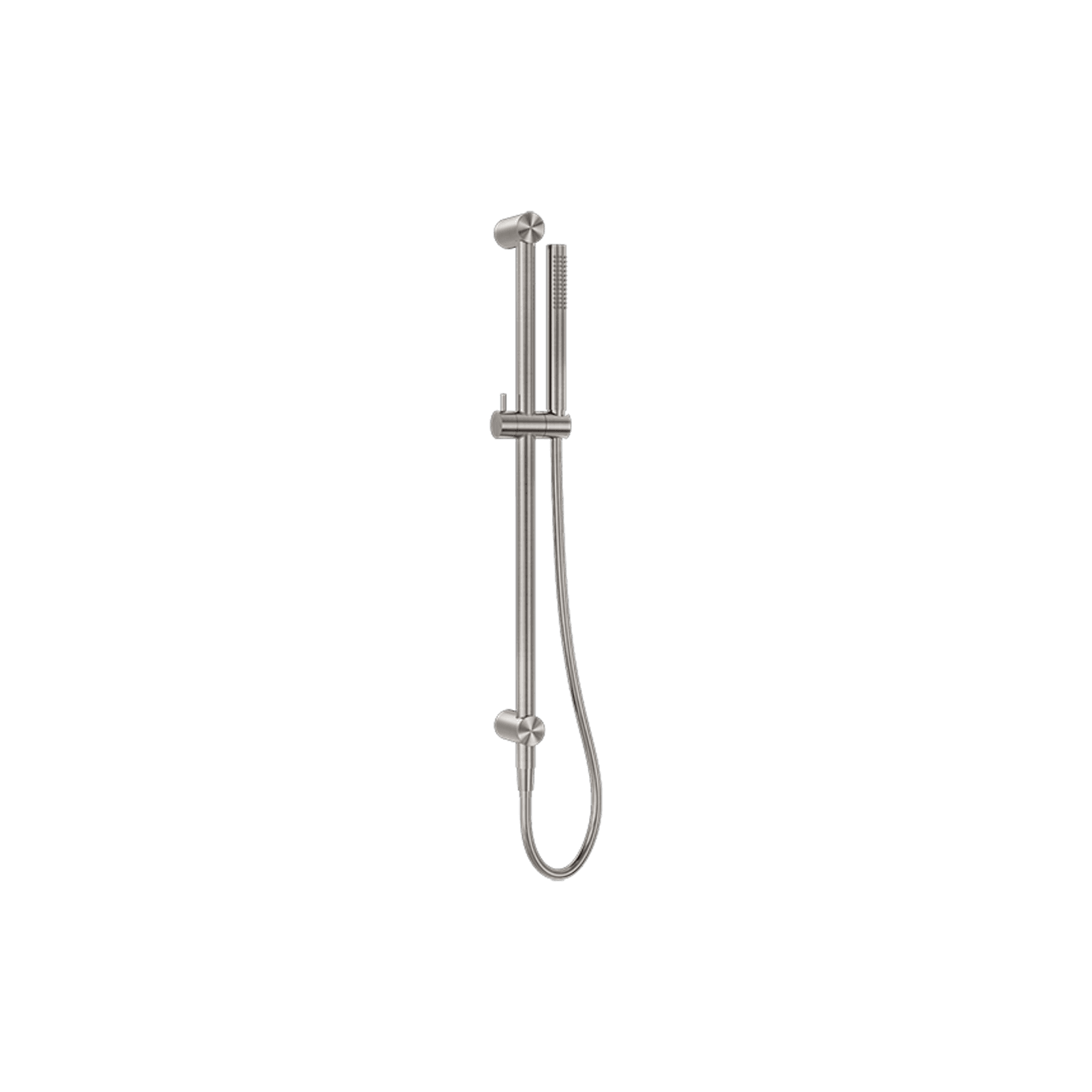 Zen SS316L Shower Rail | Brushed Nickel gallery detail image