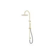 Zen SS316L Twin Shower & Outdoor Shower Hose | Brushed Gold gallery detail image