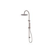 Zen SS316L Twin Shower | Brushed Bronze gallery detail image