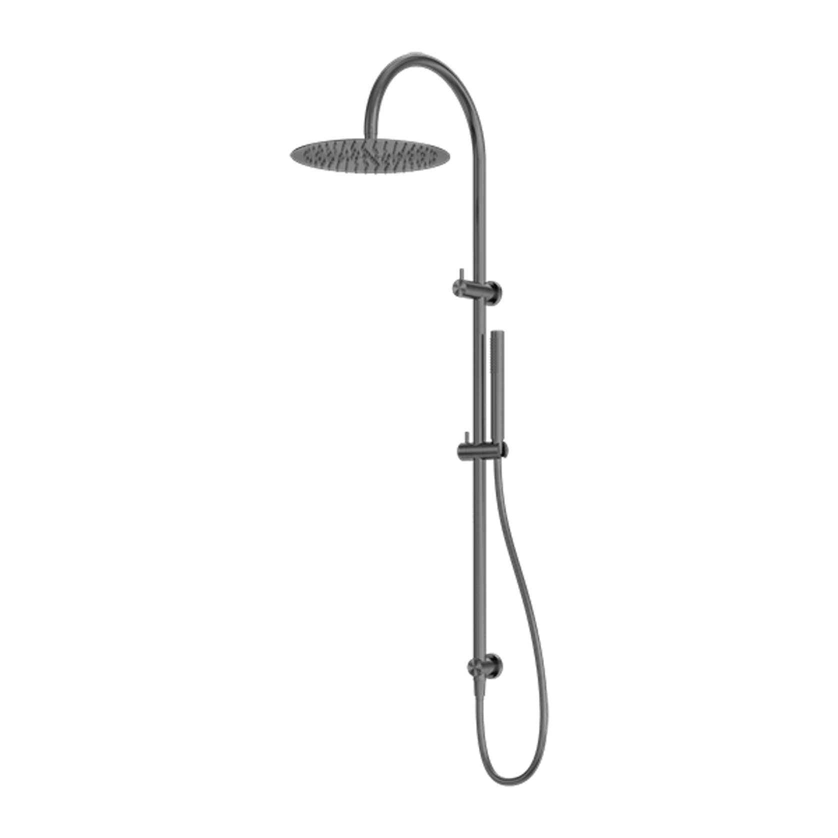 Zen SS316L Twin Shower Set | Graphite gallery detail image
