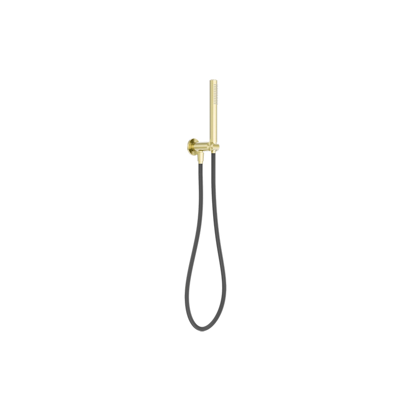 Zen SS316L Shower On Bracket & Outdoor Shower Hose | Brushed Gold gallery detail image