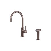 Zen SS316L Kitchen Mixer & Hand Spray | Brushed Bronze gallery detail image