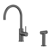Zen SS316L Kitchen Mixer & Hand Spray | Graphite gallery detail image