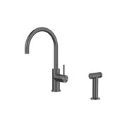 Zen SS316L Kitchen Mixer & Hand Spray | Graphite gallery detail image