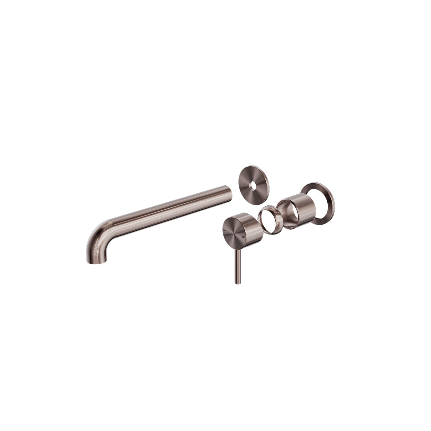 Zen SS316L Wall Basin/Bath Mixer Separate Back Plate 23 gallery detail image