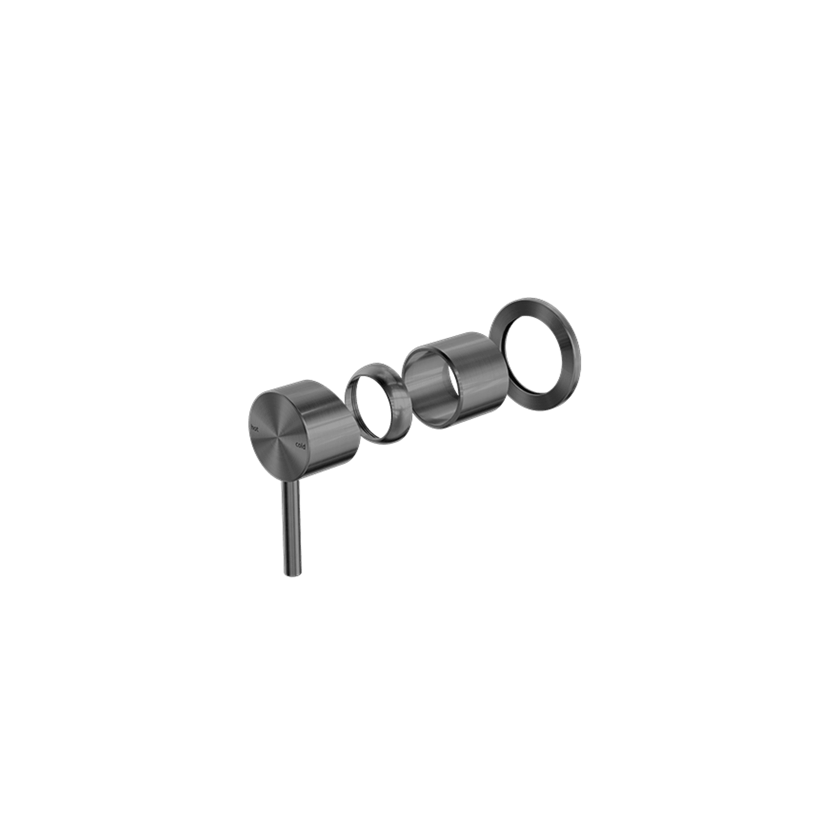 Zen SS316L Shower Mixer Trim Kits | Graphite gallery detail image