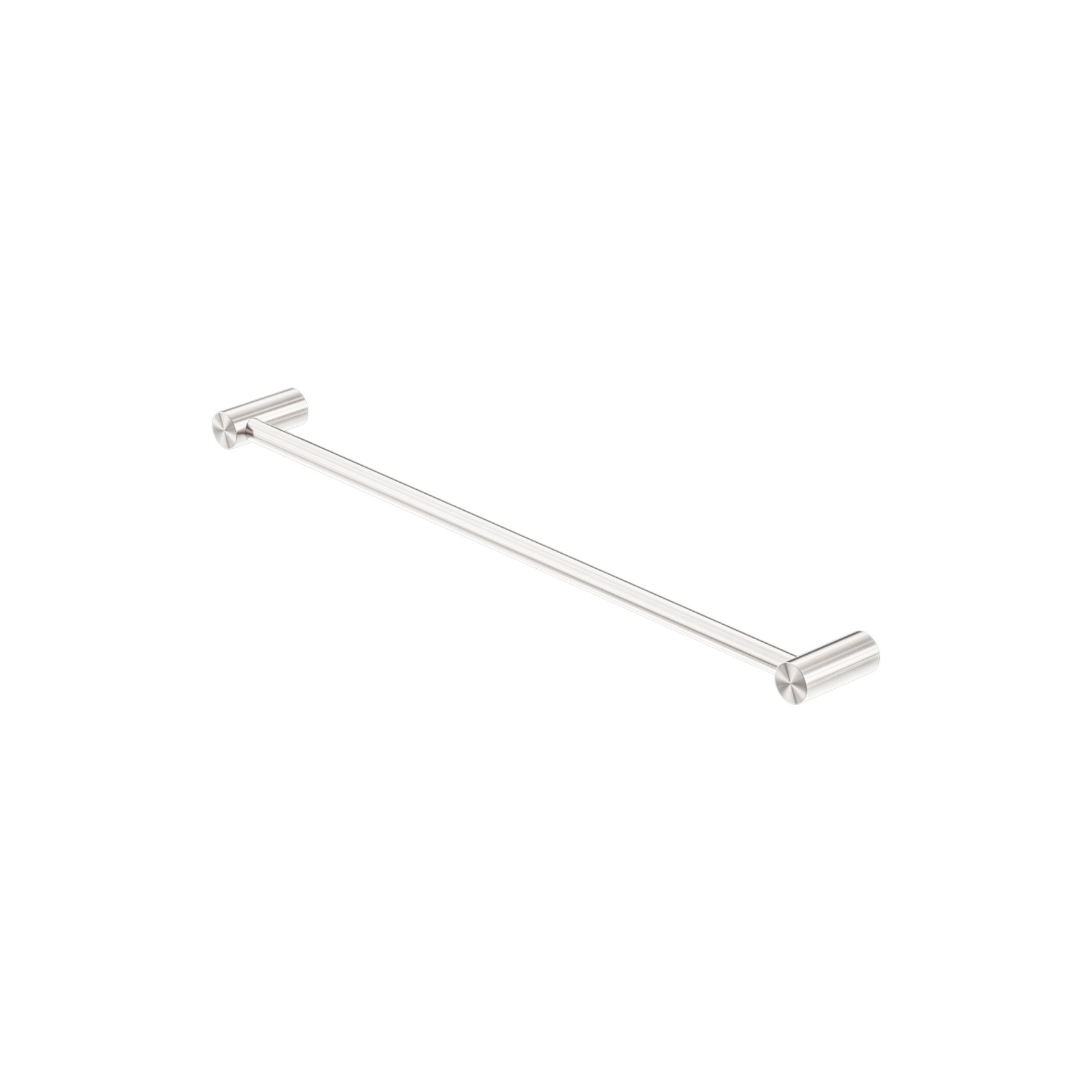 Zen SS316L Single Towel Rail 800mm | Brushed Nickel gallery detail image