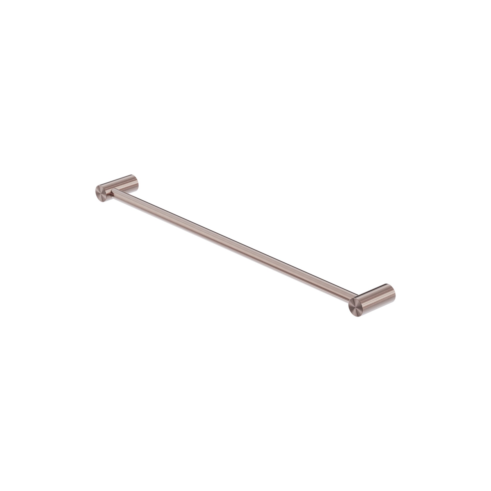 Zen SS316L Single Towel Rail 800mm | Brushed Bronze gallery detail image