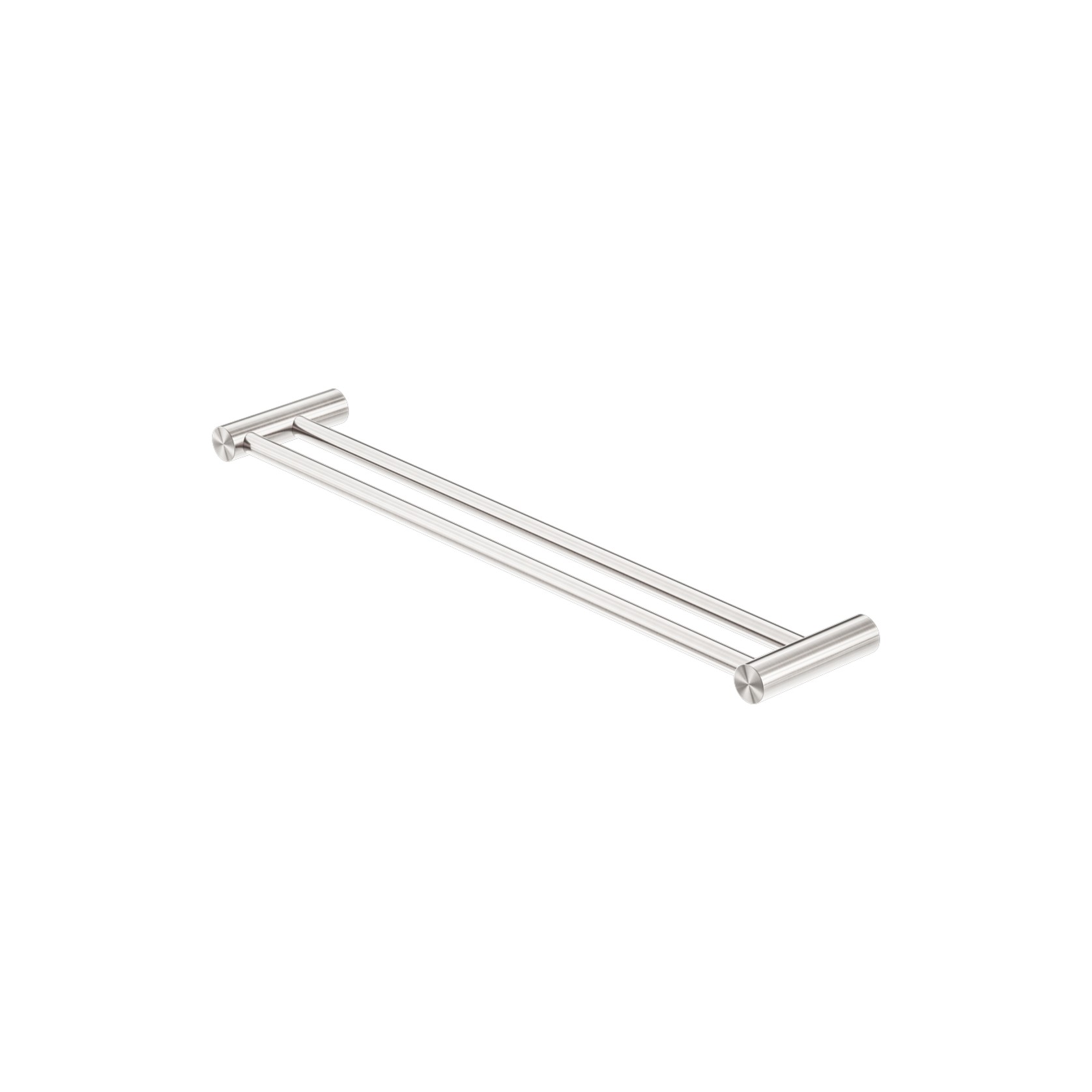 Zen SS316L Double Towel Rail 800mm | Brushed Nickel gallery detail image