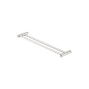 Zen SS316L Double Towel Rail 800mm | Brushed Nickel gallery detail image