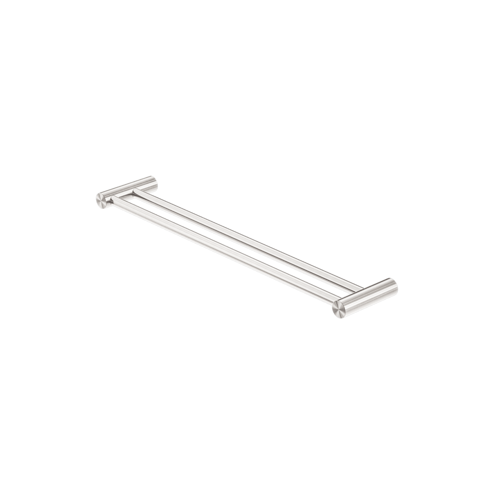 Zen SS316L Double Towel Rail 600mm | Brushed Nickel gallery detail image