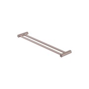 Zen SS316L Double Towel Rail 800mm | Brushed Bronze gallery detail image