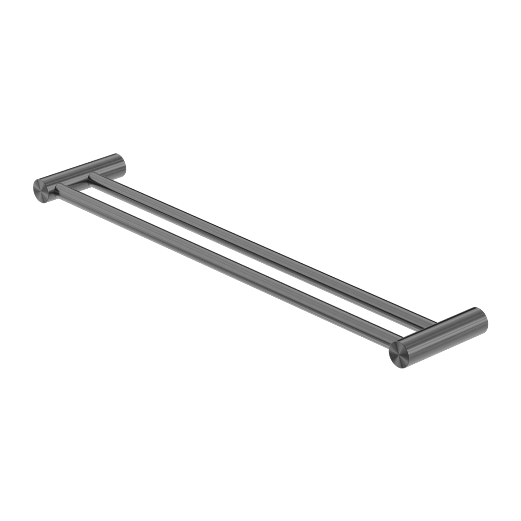 Zen SS316L Double Towel Rail 600mm | Graphite gallery detail image