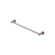 Mecca Single Towel Rail 600mm Brushed Bronze gallery detail image