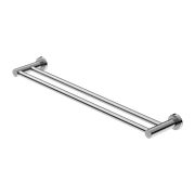 Mecca Double Towel Rail 600mm Chrome gallery detail image