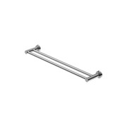 Mecca Double Towel Rail 600mm Chrome gallery detail image