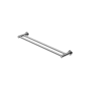 Mecca Double Towel Rail 600mm Chrome gallery detail image