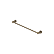 Mecca Single Towel Rail 600mm Tumbled Antique Brass gallery detail image