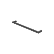 Mecca 240V Single Heated Towel Rail Gun Metal gallery detail image